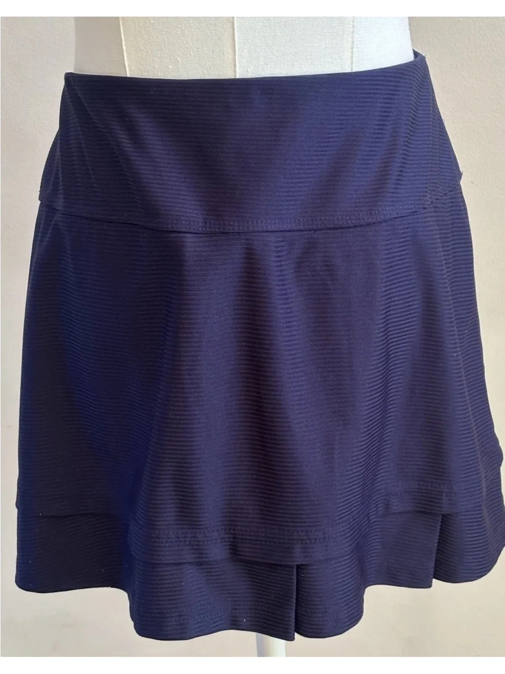 Bolle Navy Tennis Skort Women’s Large Golf Pickleball Athletic Skirt Built-I